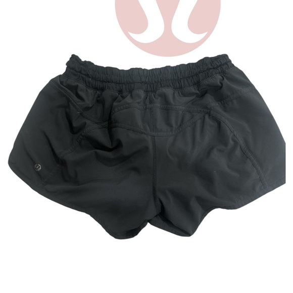 Lululemon hotty hot low rise lined Black Shorts Lightweight Performance - Picture 4 of 4